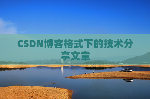 CSDN博客格式下的技术分享文章